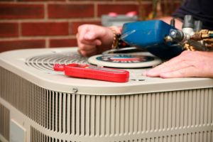 repair-tools-on-outdoor-AC-unit